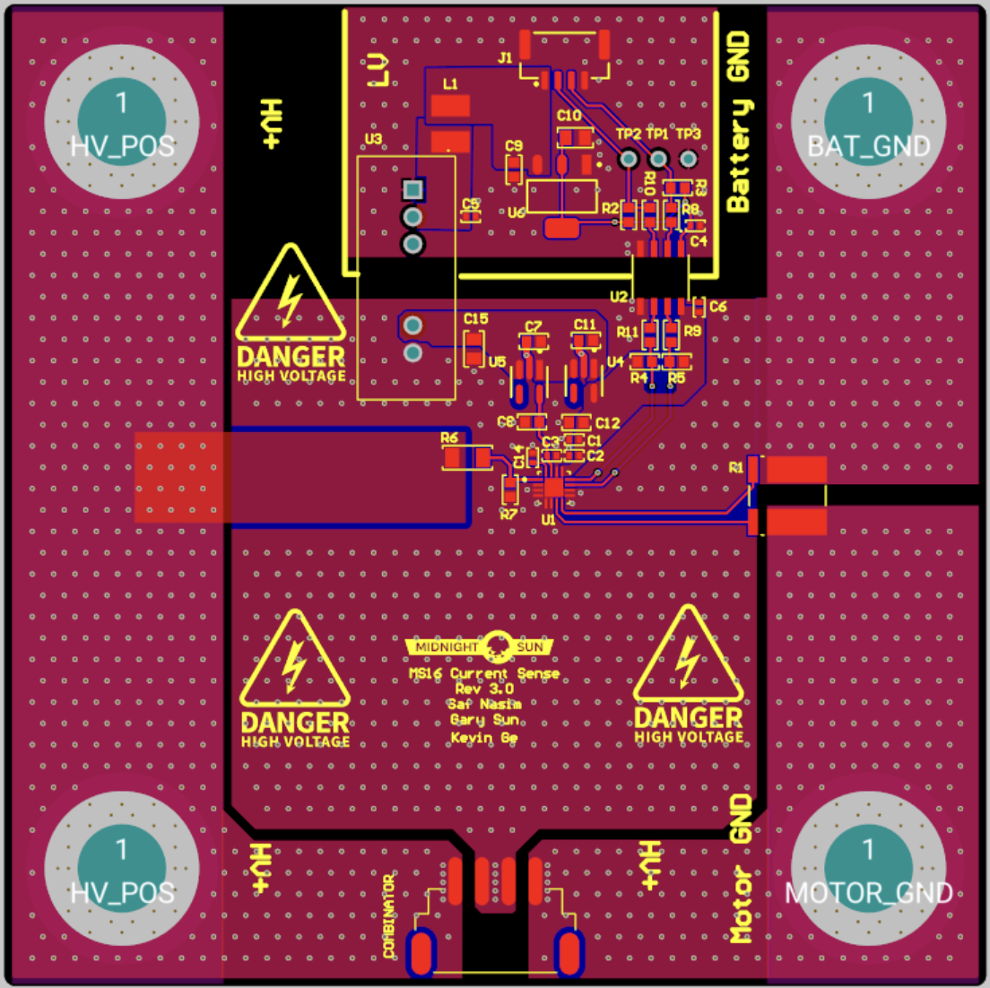 Current Sense PCB schematic